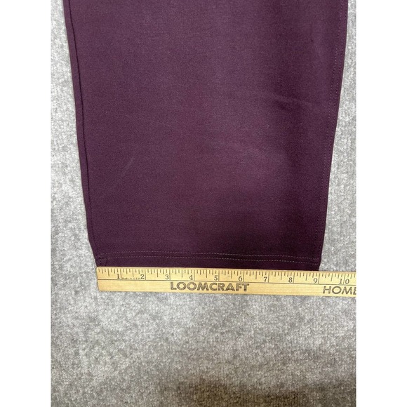 Avenue Ponte‎ Slim Leg Pants Womens Size 26 Average Stretch Purple NWT - Picture 13 of 13